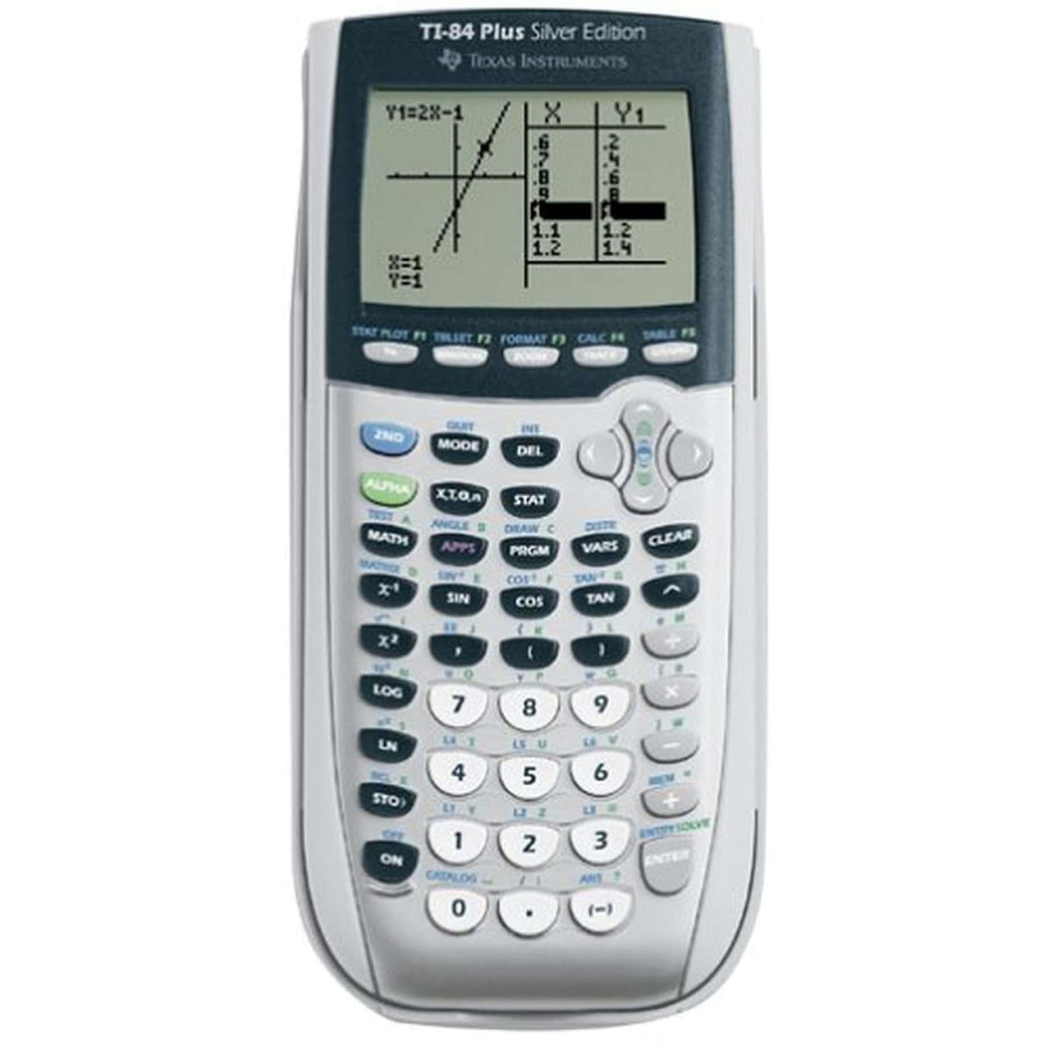 Knipoog verwijderen Federaal Texas Instruments TI-84 Plus Silver Edition Graphing Calculator -  Calculatorti.com